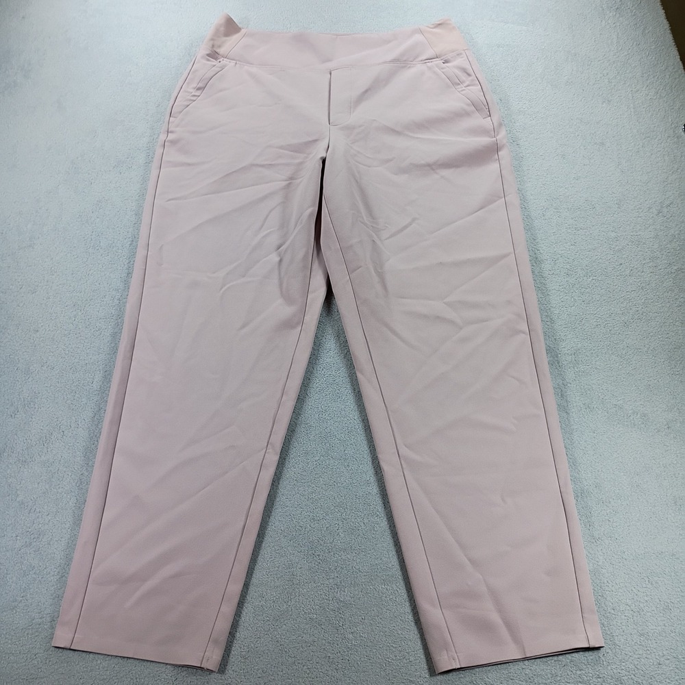 Athleta Womens Brooklyn Ankle Pant Mauve Pink Size 10 Stretch Commuter